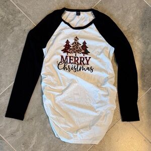 SHEIN Maternity Holiday Shirt